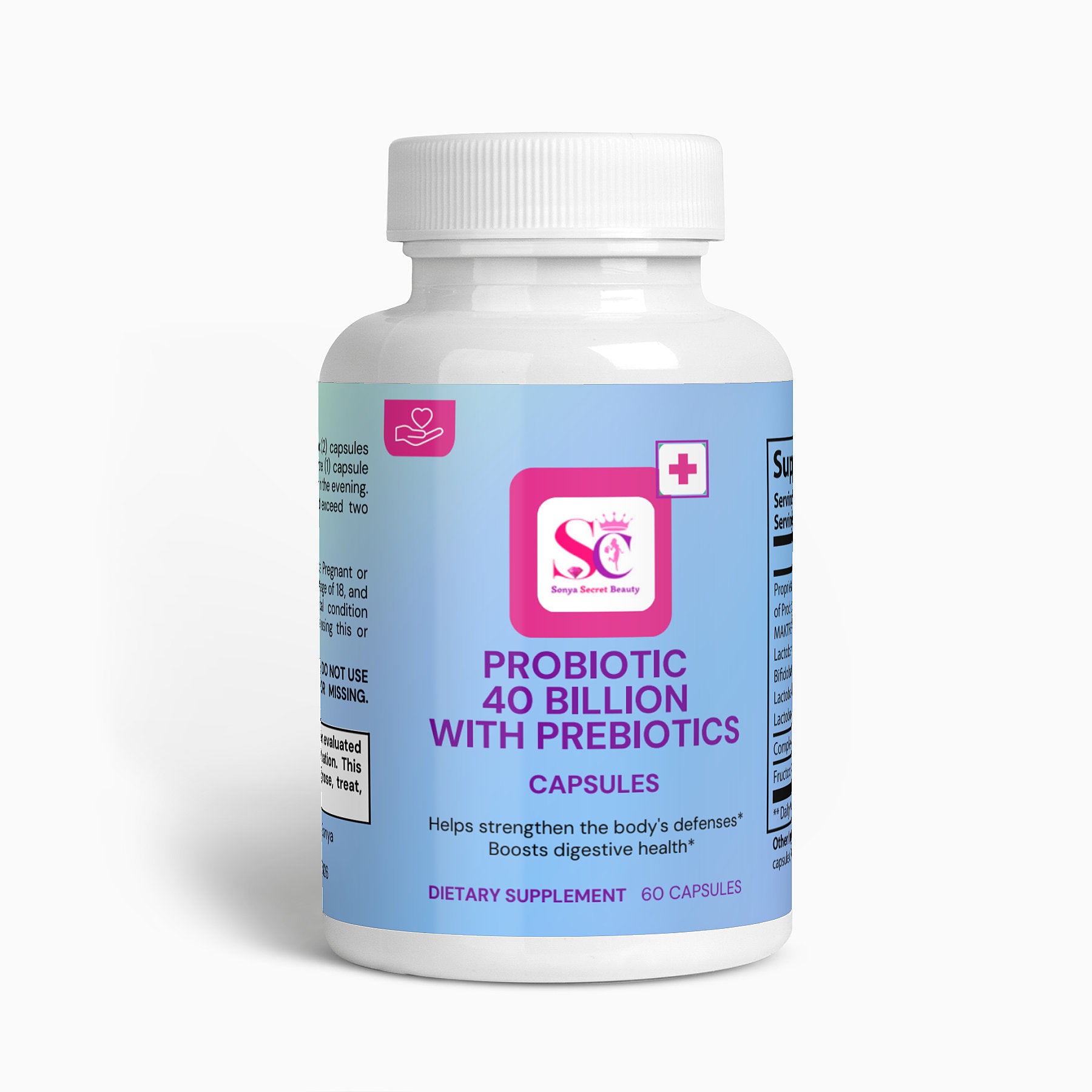 Probiotic 40 Billion with Prebiotics