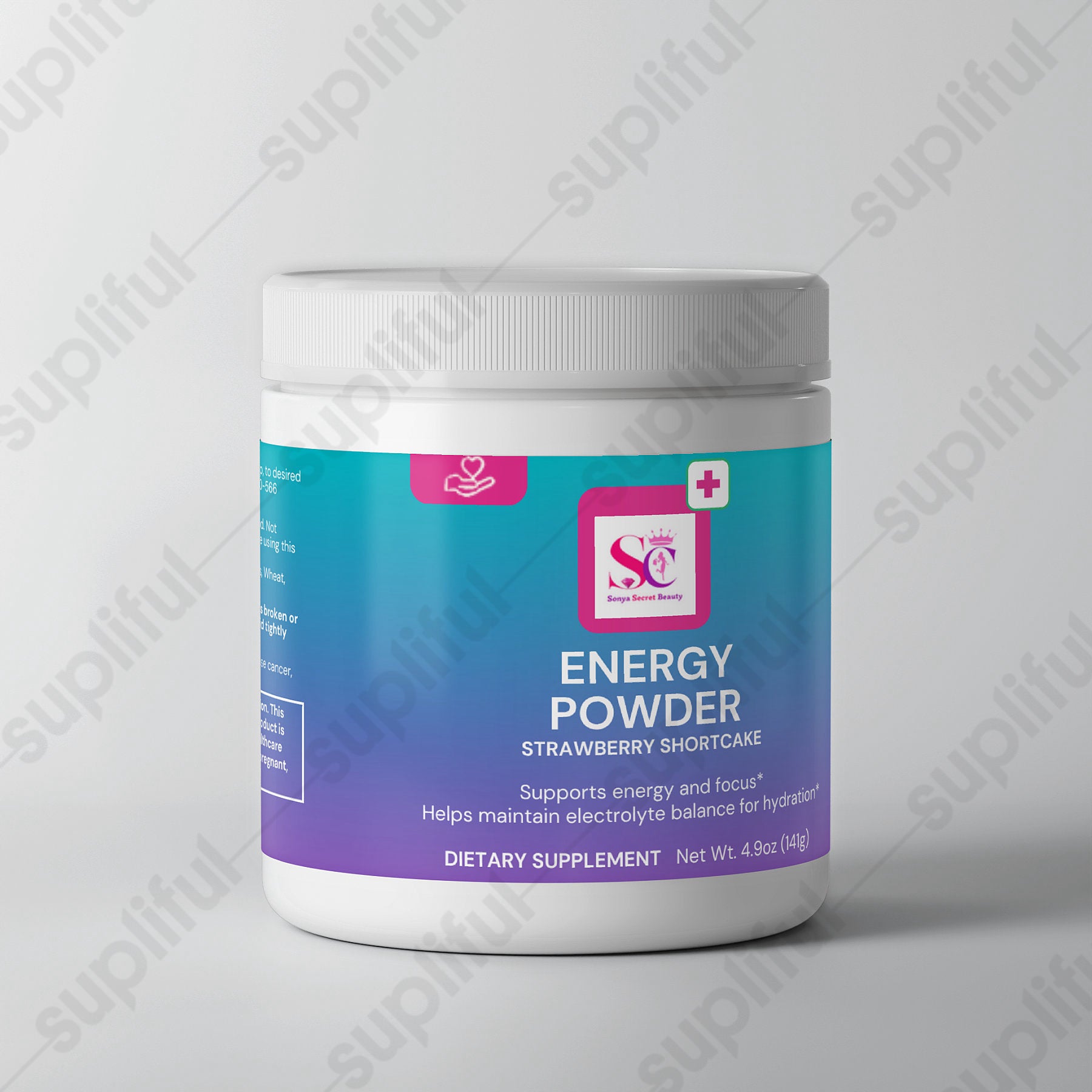 Energy Powder (Strawberry Shortcake)