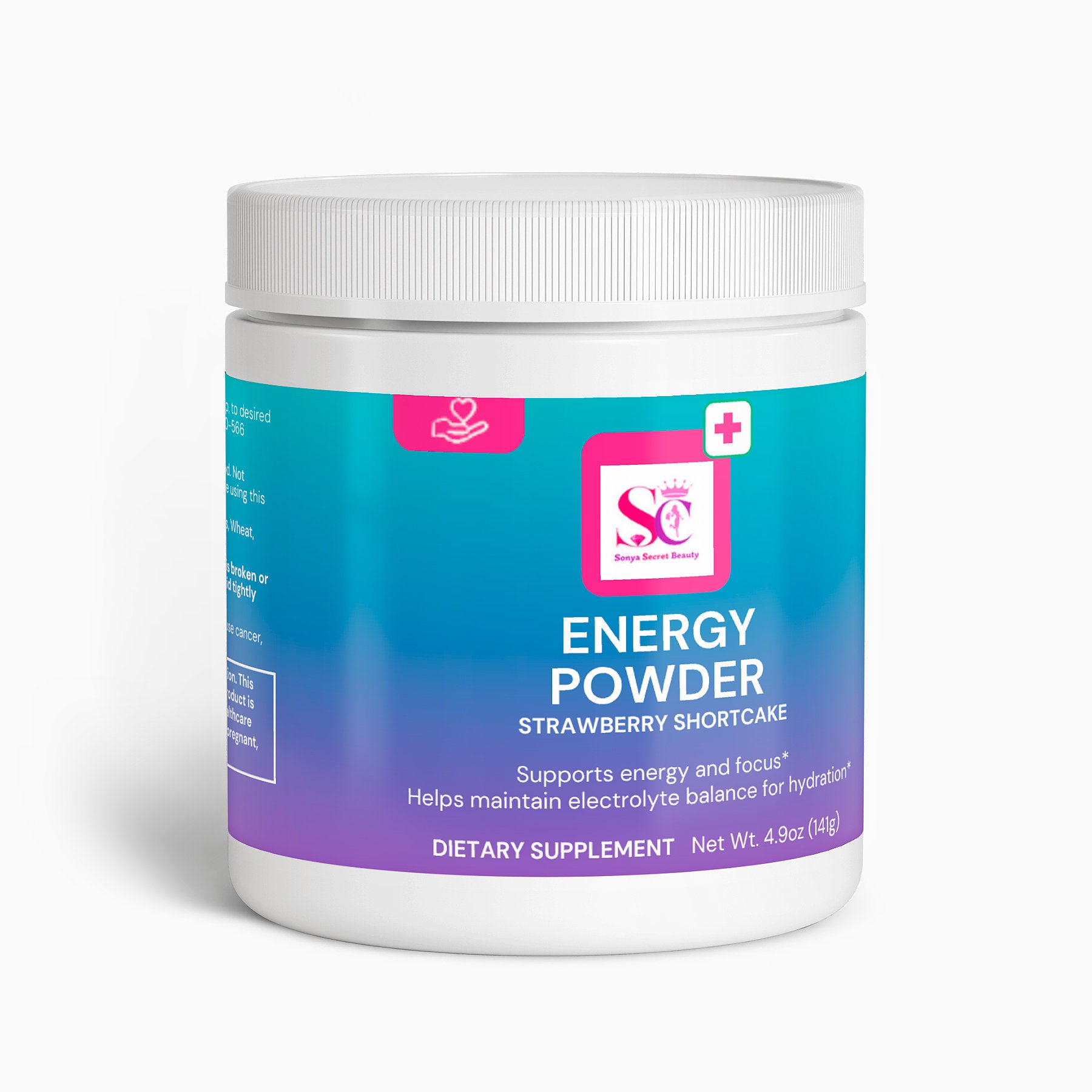 Energy Powder (Strawberry Shortcake)